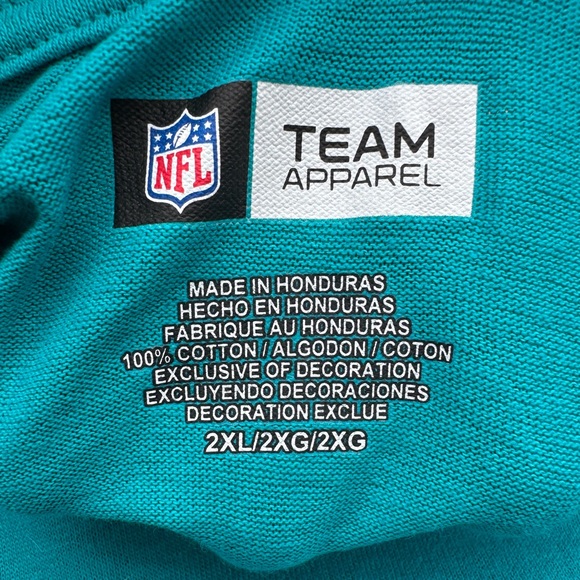 NWT NFL Team Apparel Miami Dolphins Long Sleeve Shirt - Picture 4 of 6